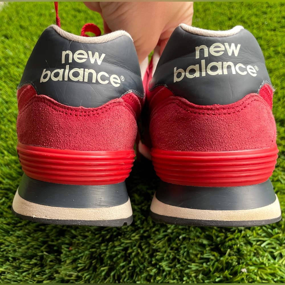 New Balance 574 US9/EU42,5 vintage, canvas, red/white/navy - Picture 7 of 10
